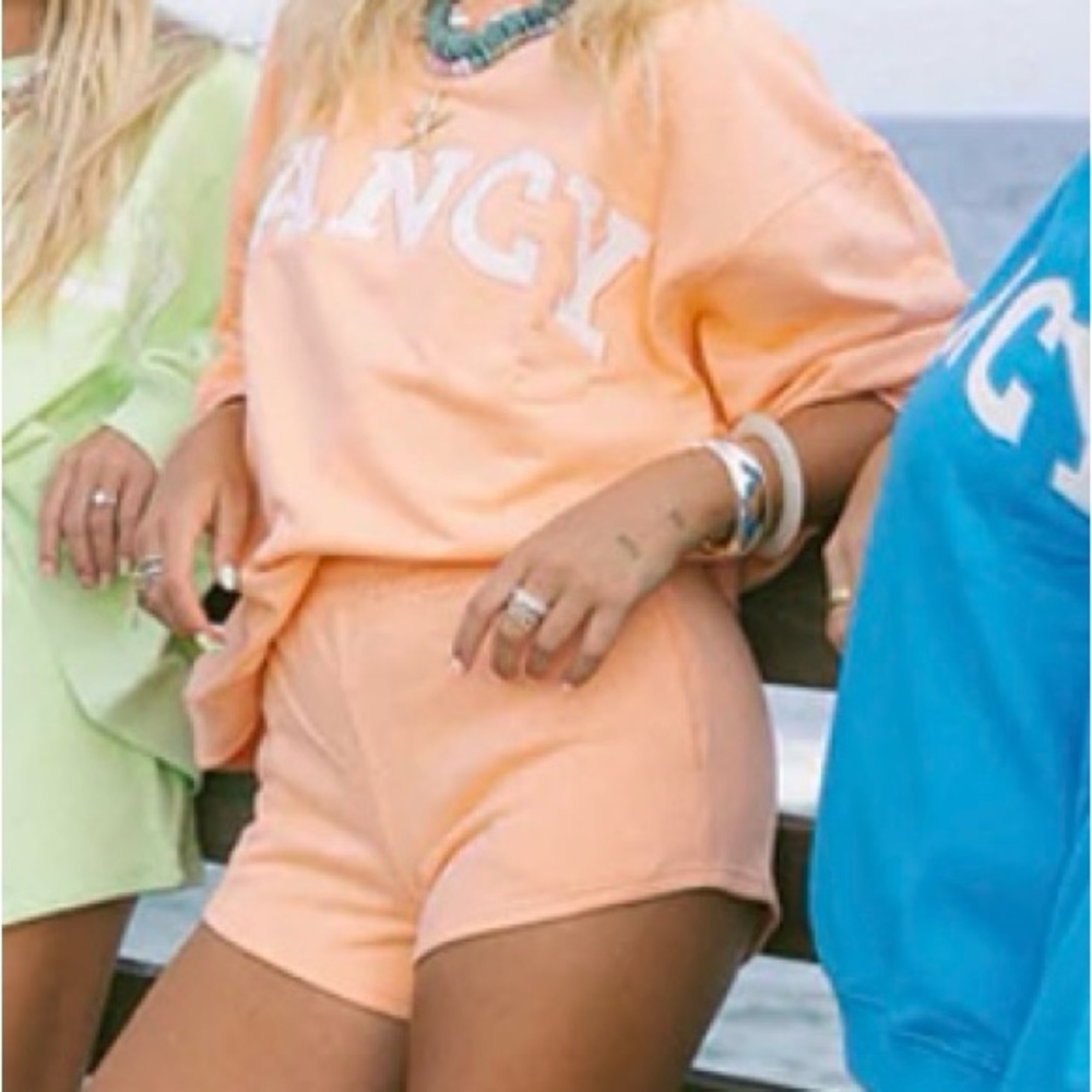 Fancy Oversized Mockneck sweatshirt Only Spritz Orange L XL New